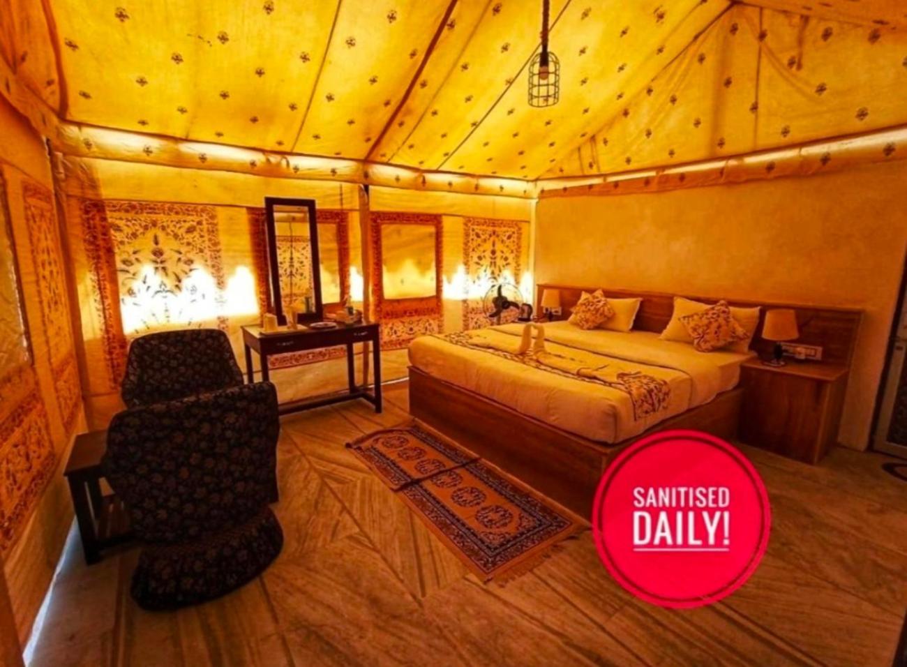 The Saffron Desert Camp Джайсалмер Екстериор снимка